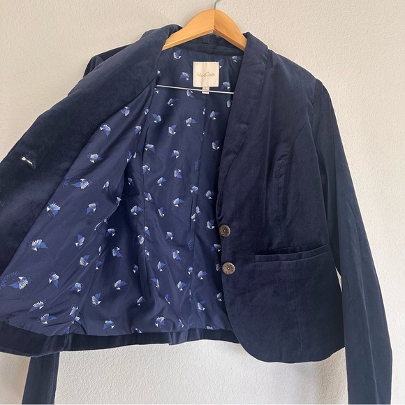 ModCloth Velvet Navy Blazer - Picture 5 of 10